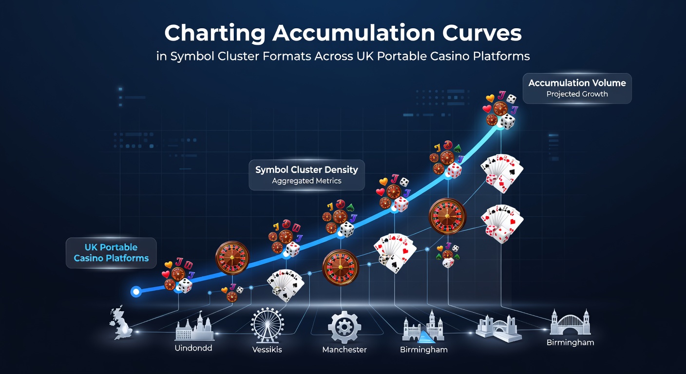 Diagram showing accumulation curves plotted against symbol cluster density on mobile slot interfaces
