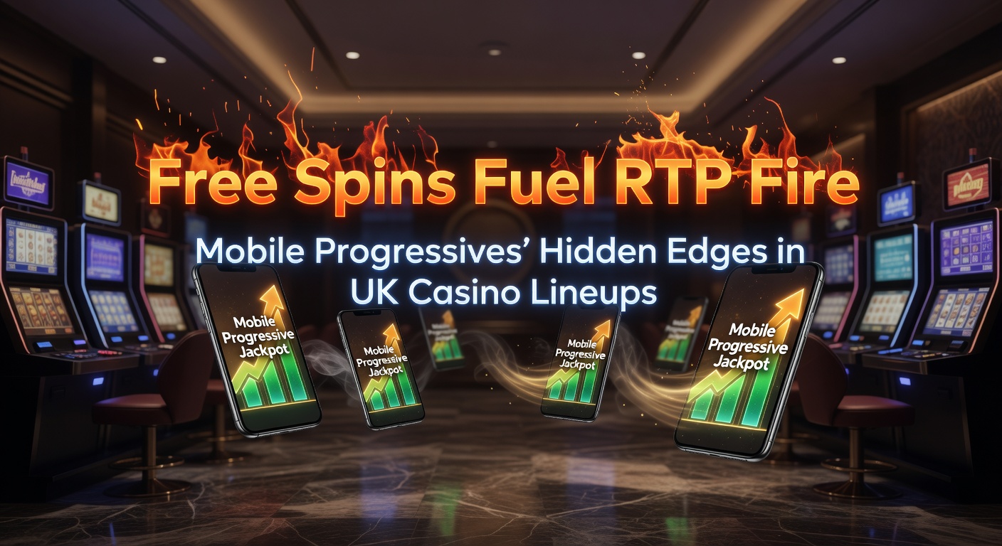 Close-up of a UK casino app interface displaying mobile progressive slots with glowing free spin buttons and escalating jackpot totals