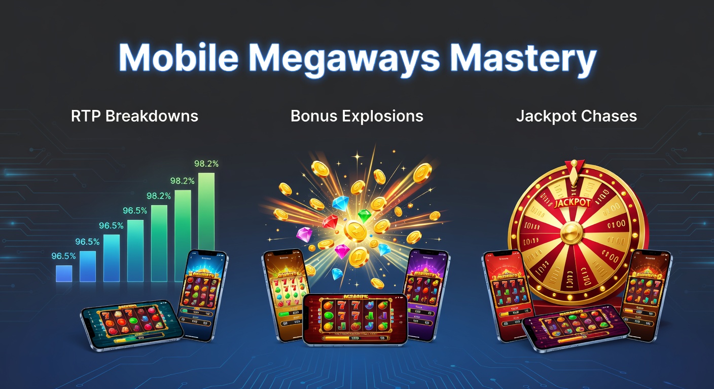 Dynamic mobile screen displaying a Megaways slot with cascading reels and exploding bonus symbols in a top casino app