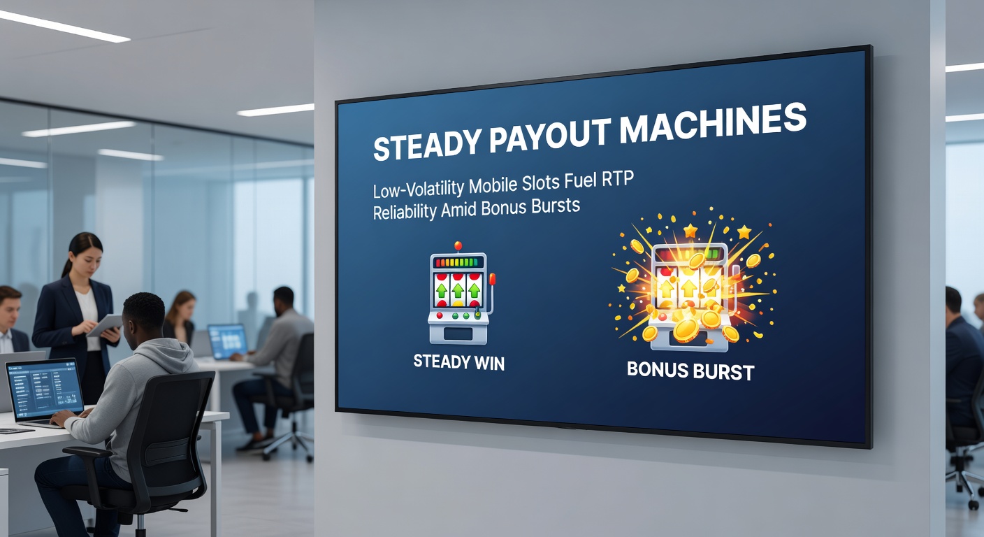 Close-up of a bonus burst in action on a mobile low-volatility slot, with expanding wilds and steady win lines lighting up
