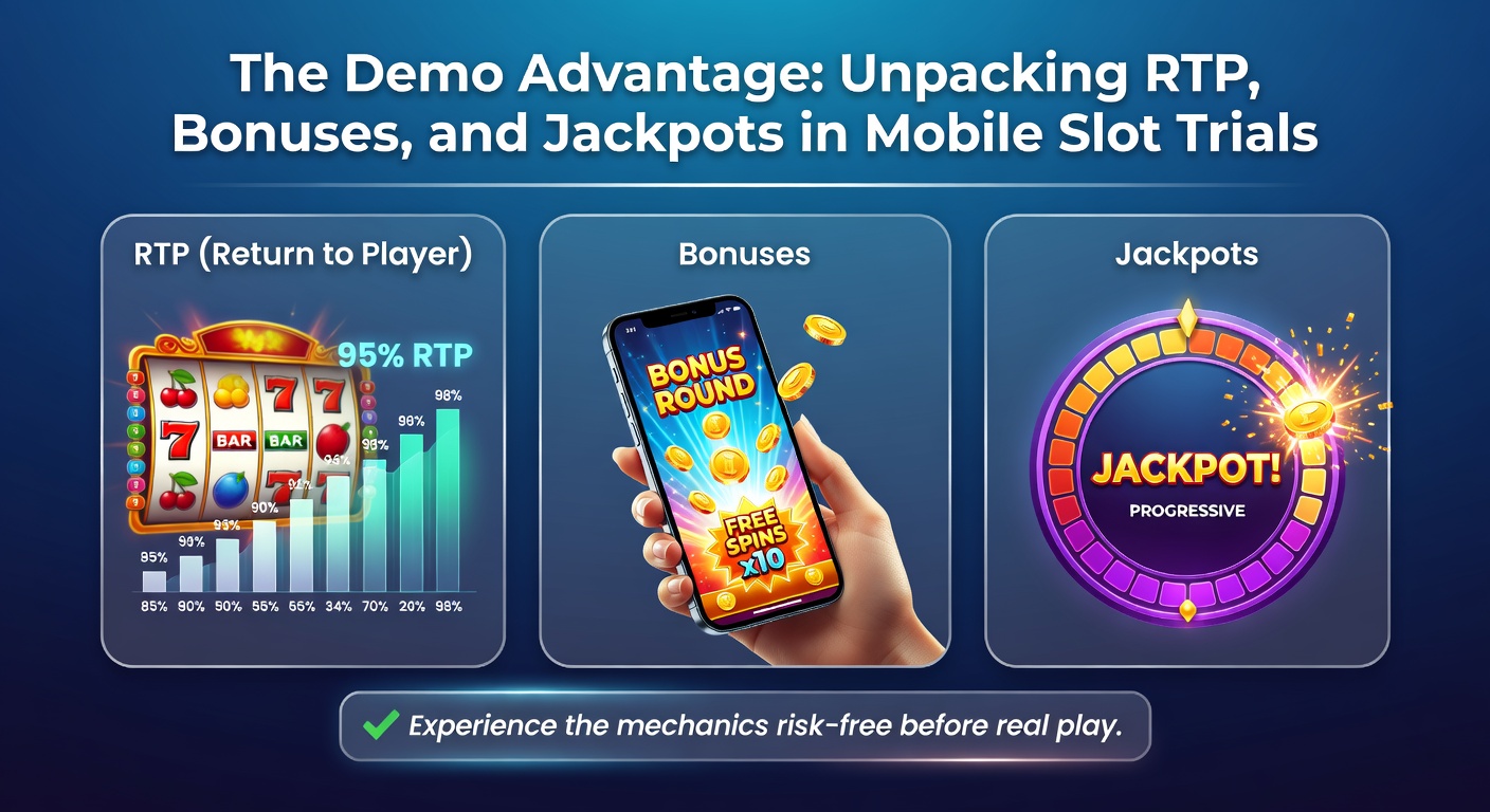 Close-up of a mobile demo slot jackpot meter building during bonus play, with RTP stats and free spin counters visible
