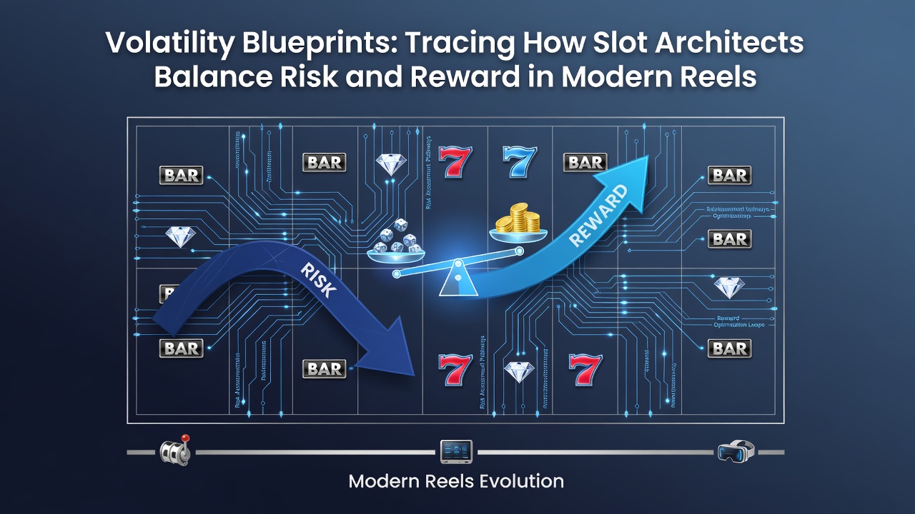 Detailed volatility blueprint diagrams showing reel strip configurations and bonus trigger probabilities